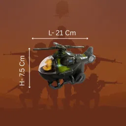 Black Hawk Style Helicopter Toys For Kids, Bump and Go Action-29