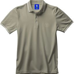 Men Solid Polo Neck Polyester Grey T-Shirt-image-96