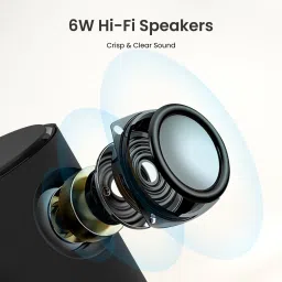 Portronics Beem 410 Smart LED Projector with Android 9.0, 1080p HD Resolution, 6W Speaker (3600 lm / Remote Controller) Portable Projector image 5