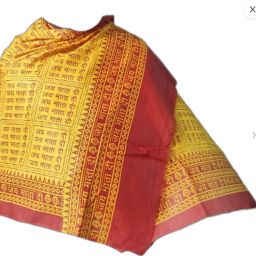 90 Degree Poly Cotton Printed Men, Women Shawl-image-99