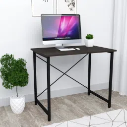 samt Wood & Metal Finish Study Table |Computer Table, Study Table for Adults/Students Engineered Wood Computer Desk image 2