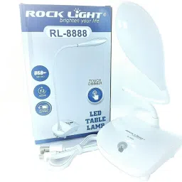 RL-8888 HASRU Touch Dimmer LED TABLE LAMP : Rechargeable & Flexible Study Lamp-17