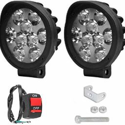SmartBuy 9 Led fog light for Cars and Bikes with Switch Fog Lamp Motorbike, Car, Van, Truck LED (12 V, 15 W)-20