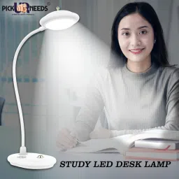 daily needs shop Rechargeable LED Desk Study Table Lamp Touch Control With USB Charging Cable Study Lamp image 5