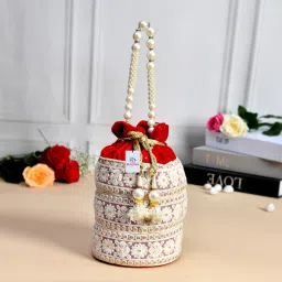 Women Red Potli-image-35