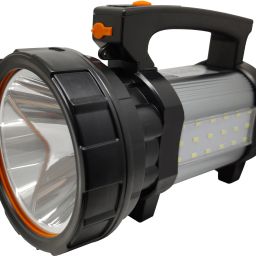 1500 Meter Long Range 120 Watt Waterproof Emergency Torch Laser Light For Home Industrial & Agriculture Purpose With 18 Big SMD Side Light For More Brightness & Very Strong Aluminum Body 12 hrs Torch Emergency Light-25