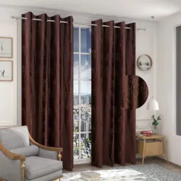 154 cm (5 ft) Polyester Room Darkening Window Curtain (Pack Of 2)-6