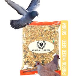Pigeon & bird special Seed Mix (10 type of seed mix) for all pigeon variety 0.5 kg Dry Adult, New Born, Senior, Young Bird Food-image-38