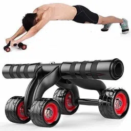 Anti Skid 4 Wheel Exerciser for Abdominal Stomach Exercise Training for Unisex. Ab Exerciser-20