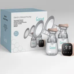Double Electric Breast Pump With 4 Modes 9 Levels, BPA Free, 2200 mAh Battery- Electric-49