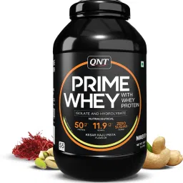 Prime Whey, 100% Whey Protein with whey Isolate, 2kg, Kesar Kaju Pista Flavour Whey Protein-image-46