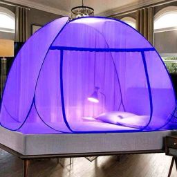 Polyester Infants Washable Double Bed/ King Size Bed/ Machardani Tent Mosquito Net-image-111
