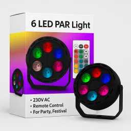 Diwali Decoration RGB LED Light | With Remote Control Single Disco Ball-image-102
