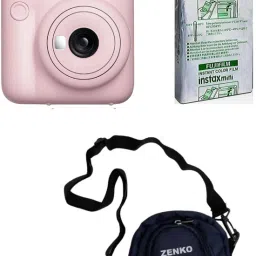 FUJIFILM Instax mini 12 Blossom Pink Instant camera + 10x1 Film+zenko blue pouch Instant Camera-picture-20