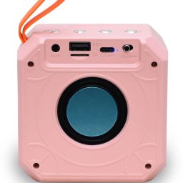 Monrix 7W HD Audio Bluetooth Speaker, Dynamic Disco Speaker RGB Lights, TWS Pairing, 7 W Bluetooth Party Speaker image 2