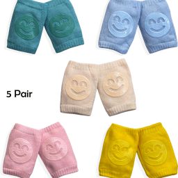 Set Of 5 Pair Baby Knee Pads,Baby Safety Leg ,Elbow Safety Protector Knee socks Multicolor Baby Knee Pads-4