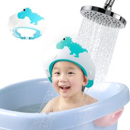 Shampoo Visor, Head Protector - Cute Dinosaur Shape Makes Bath More Fun-16