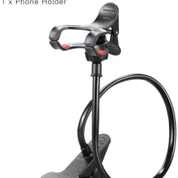 WHISTLE9 New best Lazy Stand - Flexible | 360 Degree | Goose Neck Long Arm Clip | Best for Neck Rest On Bed, Desk - Table, Gym Exercise, Video Recording Single Gimbal for Mobile-6