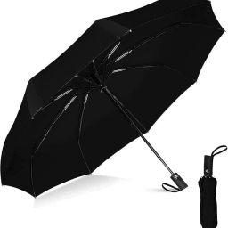 Black Umbrell Men, Women Umberalla for Rain Big Size, Windproof Umberalla Large Umbrella-image-66