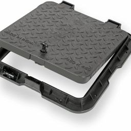 High Tech Polyvinyl Chloride Heavy Duty PVC Manhole Cover-18*18-Inch Flush Tank Lid-picture-18