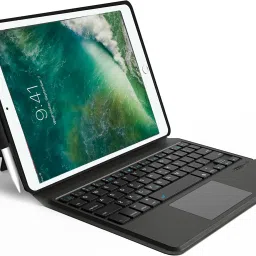 Proelite Bluetooth Keyboard Cover for Apple iPad 9.7 5th/6th Gen Air 1/Air 2 Pro 9.7 Bluetooth Standard Tablet Keyboard-17