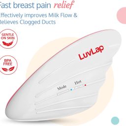 2-in-1 Warming Lactation Breast Massager, Pain relief with 3-level heat- Electric-image-17