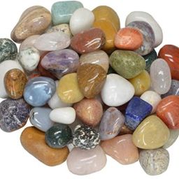 vastu vardan Assorted (mixed) tumble (500gm) | Mixed Energy Crystals for Meditation & Decor Regular Oval Crystal Stone-picture-29