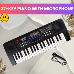 Piano Keyboard with Mic, 37 Keys 8 Tones Portable Electronic Toy For kidsE123 Piano Keyboard with Mic, 37 Keys 8 Tones Portable Electronic Toy For kidsJ123 Analog Portable Keyboard-4