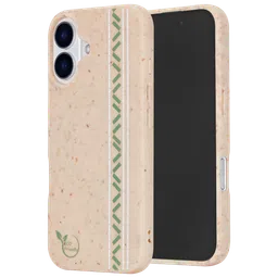 Croma Eco Back Cover for Apple iPhone 16 Plus (Magsafe Compatible, Beige)-10