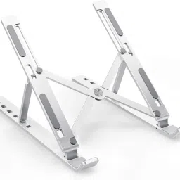 OET European Standard Foldable Aluminum Ergonomic Laptop Stand Compatible with Mac Book and All Model Laptops LSTD-05 Laptop Stand-32
