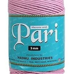 Dori Thread | 3mm Single Strand | Bubble Gum Pink | 200-250 Metres | 1kg Spool |-image-90