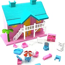 100% Non-Toxic BPA Free Plastic| Dream House Lovely Classic Shape N Design-47