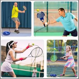 Tennis Trainer Rebound Ball with String Trainer Set Self Tennis Practice Ball-01 Tennis Kit-image-42