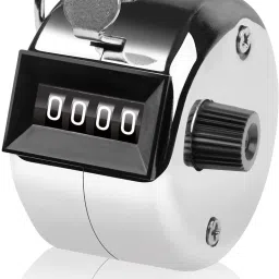 0-9999 Metal Hand Tally Counters Clicker Pitch Counter for Jaap, Coaching, Lap Analog Tally Counter-13