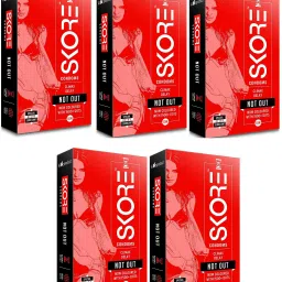 Not Out Climax Delay Flavored Condom Each 10N Pack of 5 Condom-7