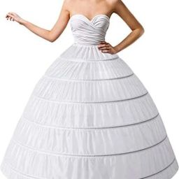 KCM FASHION 6 RING-WAIST SIZE 40 Polyester Petticoat-image-71