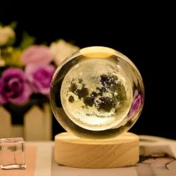 Crystal Ball Night Ligh Night Lamp with Woodern Base Night Lamp Table Lamp-picture-19