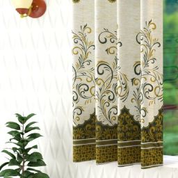 153 cm (5 ft) Polyester Semi Transparent Window Curtain Single Curtain-image-6