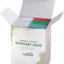 Organic Cotton Ultra Thin Rash Free Biodegradable Eco-Friendly Sanitary Pads Period Napkins with Disposable Cover - Pack of 12 Sanitary Pad-image-69
