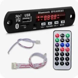 Bluetooth MP3 Module with Remote & 2 Connector Wires| USB, AUX, FM Electronic Components Electronic Hobby Kit-image-21