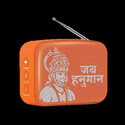 SAREGAMA Carvaan Mini Hanuman 3W Portable Bluetooth Speaker (4 Hours Playback Time, Devotional Orange)-20