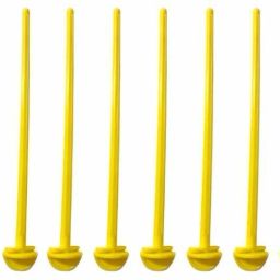 Perch Stick/Suitable for All Type of Imported Cages (Pack of 10) (Color: Yellow) Plastic Perch For Bird-image-44