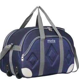 60 L Strolley Duffel Bag - WDB-1162 Stylish and Spacy Wheel Duffel Bag For Traveling Bag,Duffel Bag,Luggage Bag and Many More - Blue, Multicolor - Large Capacity-image-95