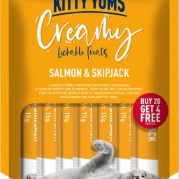 Creamy Lickable (15g x24 Pieces) Skipjack & Salmon Cat Treat-image-95