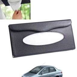Universal Leatherite Rectangle Black Tissue Box For Car/office/Home-60 Vehicle Tissue Dispenser-image-88