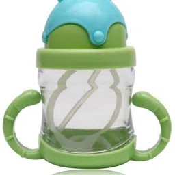 Baby Sipper With Silicone Straw with Handle 120ML Capacity-picture-28