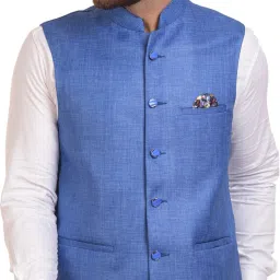 Self Design Men Waistcoat-image-70