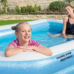 ADULTS AND KIDS JUMBO BIG SWIMMING WATER POOL BATH TUB 6.7 FEETS Inflatable Swimming Pool-8