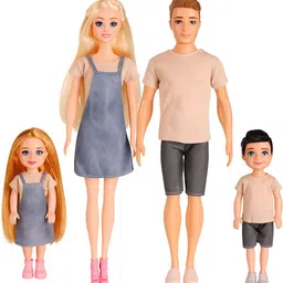 ladli Premium Family Dolls Set | Fashion Dress Change Dolls for Girls Birthday Gift-picture-11