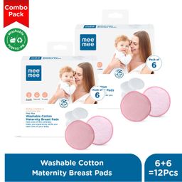 meemee Leak Proof Cotton Maternity 4 Nursing Breast Pad-picture-23